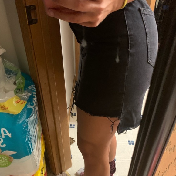 Urban Outfitters Black Denim Mini Skirt - Picture 6 of 6